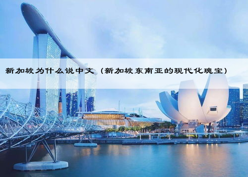 新加坡为什么说中文